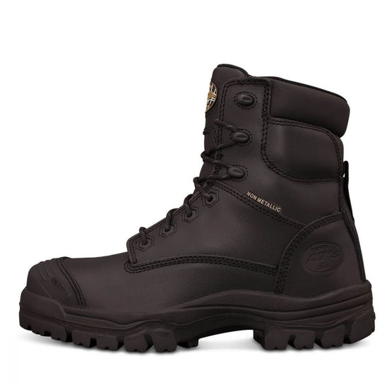 Oliver-150mm Black Zip Sides Boot-45645Z