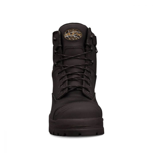 Oliver-150mm Black Zip Sides Boot-45645Z